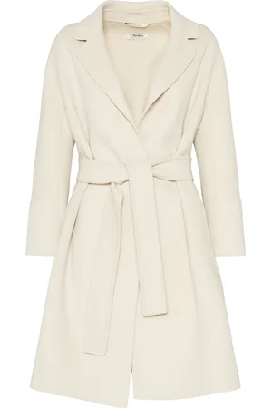 Max Mara Midimantel Aus Wolle Mit Gürtel „arona“