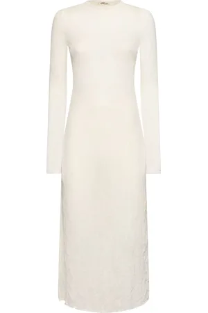 Auralee Maxikleid Aus Wollstrick