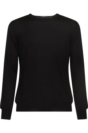 TAGLIATORE Oversized Seiden/baumwollsweater „gray“