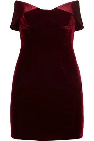 MUGLER Minikleid Aus Samt