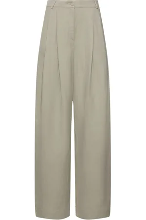 The Frankie Shop Plisseehose Aus Viskose Und Leinen „piper“