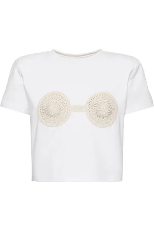 MAGDA BUTRYM T-shirt Aus Jersey Mit Verzierung