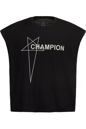 Rick Owens Champion Micro Tatlin Cotton Tank Top
