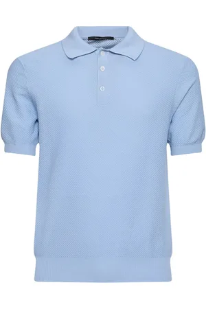 TAGLIATORE Polohemd Aus Baumwolljacquard „frat“