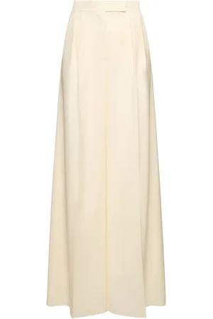 Max Mara Weite Hose Aus Wolle „piombo“