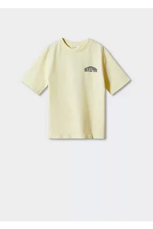 MANGO Kinder Shirts - Bedrucktes Baumwoll-T-Shirt