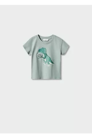 MANGO Baby Shirts - Baumwoll-T-Shirt mit Motiv