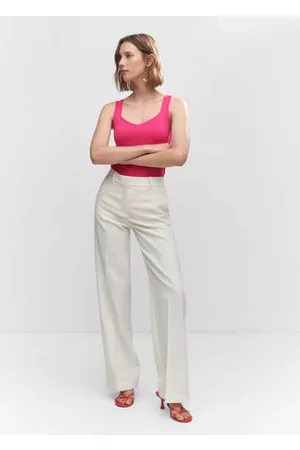 MANGO Shirts - Stretchtop mit Ausschnitt