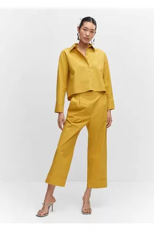 MANGO Longsleeves - Langärmliges Baumwoll-T-Shirt