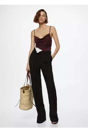 MANGO Shirts - Drapiertes Lingerie-Top