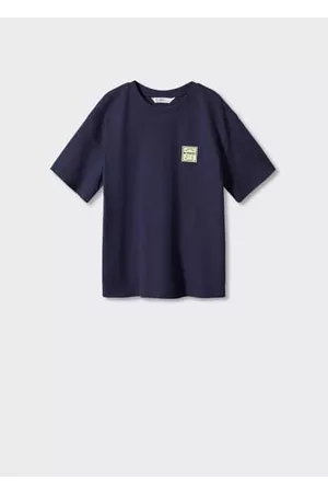 MANGO Kinder Shirts - Bedrucktes Baumwoll-T-Shirt