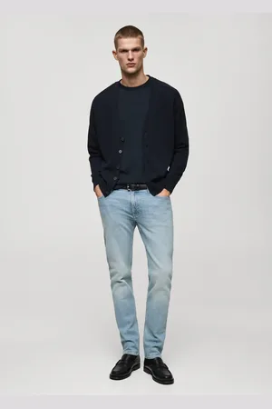 MANGO Slim-Fit-Jeans Jan im Used-Look - Herren - 40
