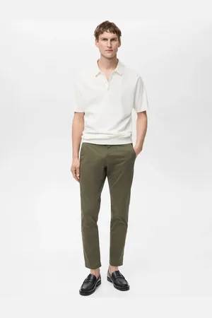 MANGO Tapered-Chinohose Prato in Cropped-Länge - Herren - 38