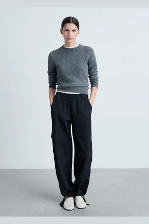 MANGO Cargohose mit verstellbarem Saum - Damen - XXL