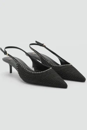 MANGO Kitten-Heels aus Naturfaser - Damen - 38