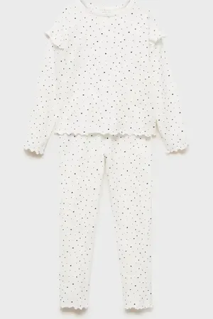 MANGO Langer Pyjama mit Sternenmuster - Kinder - 13-14 Jahre