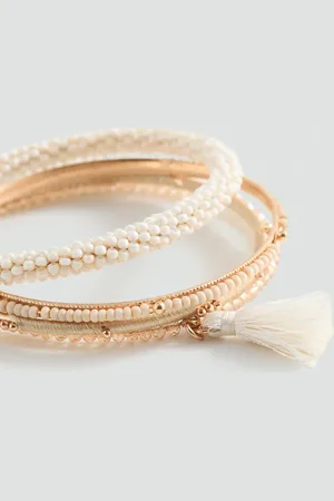 MANGO Armband-Set mit Quasten - Kinder - Einheitsgröße