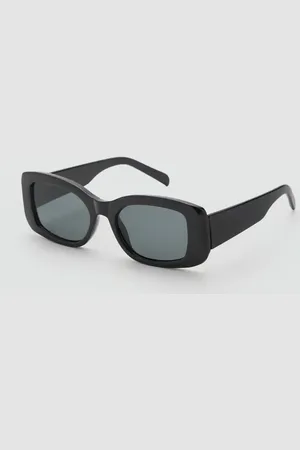 MANGO Sonnenbrille mit viereckiger Brillenfassung - Damen - Einheitsgröße