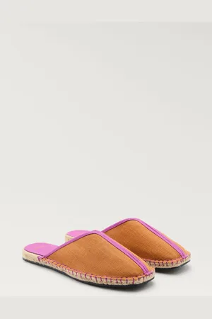 MANGO Pantolette mit kontrastfarbenem Detail - Damen - 40