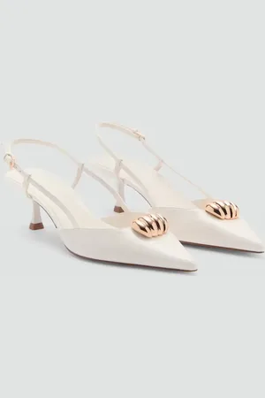 MANGO Pumps mit Metallic-Detail - Damen - 36
