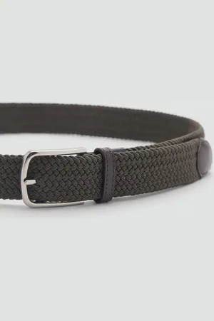 MANGO Stretchgürtel in Flecht-Optik - Herren - 80
