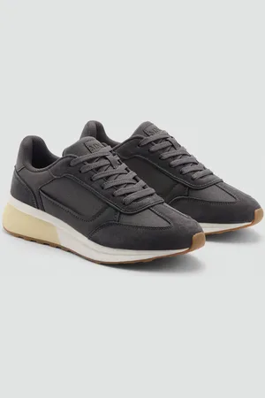 MANGO Kombinierte Leder-Sneakers - Herren - 43