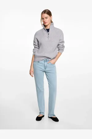 MANGO Straight Fit Jeans - Mädchen - M