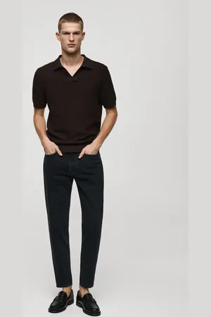 MANGO Cropped Jeans im Carrot Fit - Herren - 40