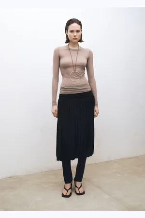 MANGO Langarm-T-Shirt aus Wollgemisch - Damen - XL