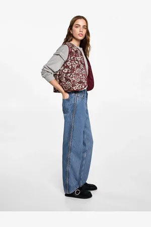 MANGO Jeans mit seitlichen Flechtdetails - Mädchen - S