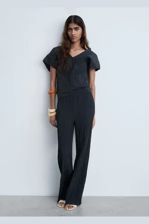 MANGO Gerade Hose mit Plisséefalten - Damen - S