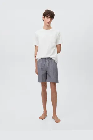 MANGO Kurzer Streifen-Pyjama aus Baumwolle - Junge - XS