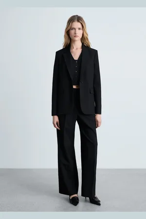 MANGO Gerader Blazer mit Pattentaschen - Damen - XXS