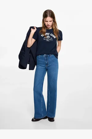 MANGO Wide Leg-Jeans - Mädchen - XL