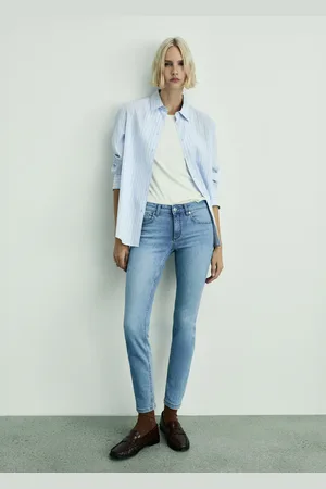 MANGO Skinny-Push-Up-Jeans mit niedriger Bundhöhe - Damen - 36