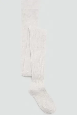MANGO Strumpfhose mit Rippmuster - Damen - S