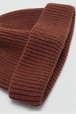MANGO Rippstrickmütze - Herren - Einheitsgröße