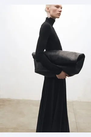 MANGO Shopper Bag aus Leder in Patchwork-Optik - Damen - Einheitsgröße