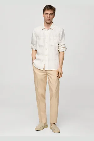 MANGO Bundfaltenhose aus Lyocell mit Baumwolle - Herren - 44
