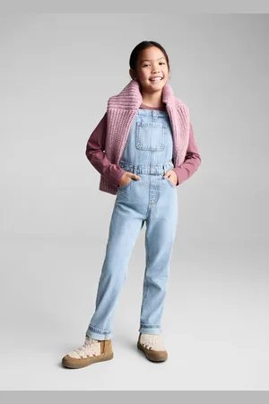 MANGO Lange Jeanslatzhose - Kinder - 9