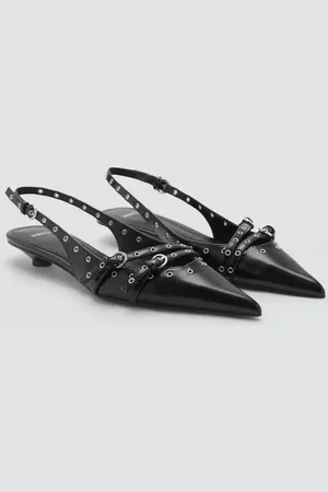 MANGO Gestanzte Kitten-Heels - Damen - 36