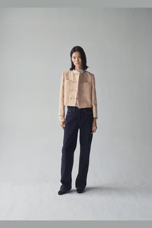 MANGO Doppelreihige Tweedjacke - Damen - 2XL