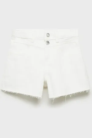 MANGO Jeansshorts mit ausgefranstem Saum - Kinder - 12