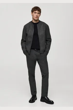 MANGO Flanellhose mit Prince-of-Wales-Check - Herren - 42