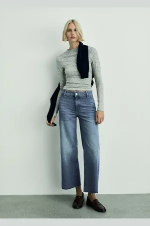 MANGO Culotte-Jeans mit hohem Bund Catherin - Damen - 50