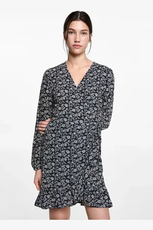 MANGO Kleid mit Blumendruck - Mädchen - XL
