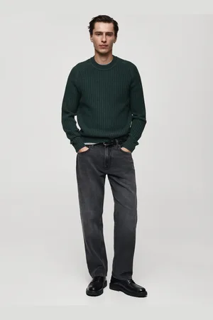 MANGO Gerippter Pullover aus Wollgemisch - Herren - XL