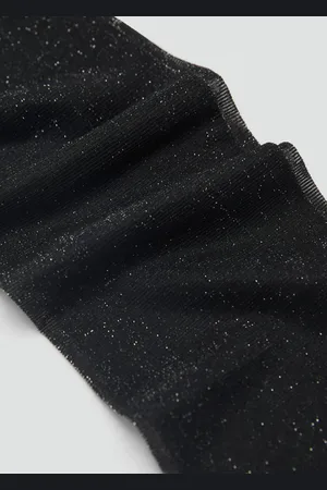 MANGO Strumpfhose mit Lurex-Detail - Damen - M