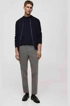 MANGO Slim-Comfort-Stretch-Hose Bologna in Cropped-Länge - Herren - 42