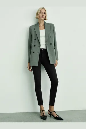 MANGO Skinny-Jeans mit mit mittlerer Bundhöhe - Damen - 42